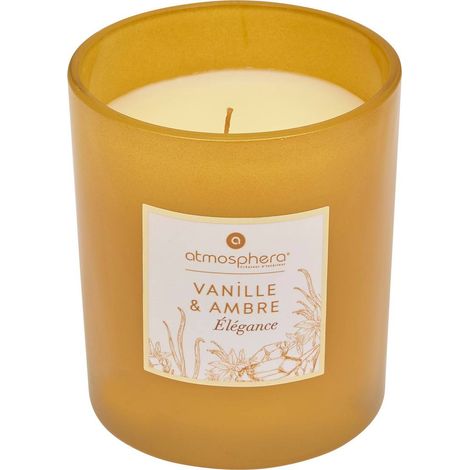 Candela profumata maël 190g vaso di vetro vaniglia e ambra - Atmosphera créateur d'intérieur (1/4)