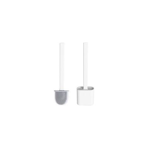Brosse de toilette murale blanche (1/5)