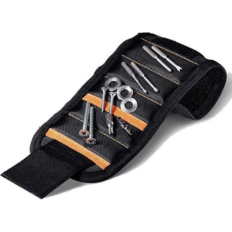 Bracelet DIY magnétique homme, rangement pratique vis clous boulons, idée cadeau Noël originale (1/4)