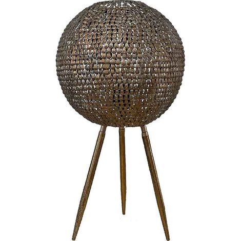 Lampe rayonnement doré sur pied 31x31x33cm (1/3)