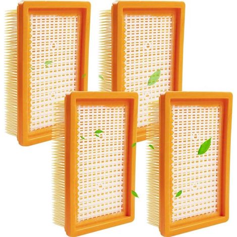 Filtros adecuados para Karcher WD4 WD5 WD6 MV4 MV5 MV6 Filtros de polvo de repuesto, 4 piezas, Filtros planos plisados, Filtro plano (1/5)