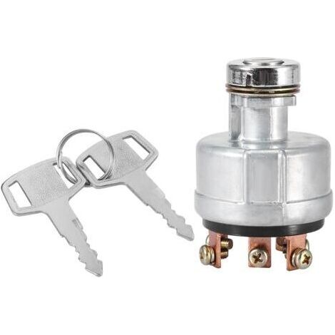 Interrupteur de démarrage à allumage pour Kobelco SK200‑3 SK200‑5 SK120‑5 avec outil de creusement de câbles à 6 bornes et 2 clés (1/5)