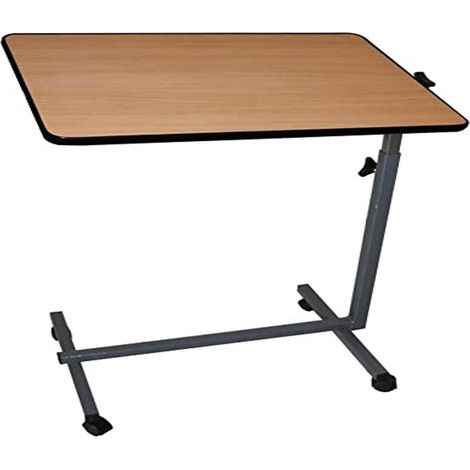 Easy, Tavolino multiuso, Tavolino a rotelle pieghevole, Leggero, Multiuso, Color Legno