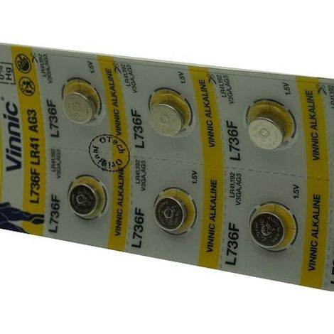 Pack de 10 piles Vinnic pour VINNIC L736 (1/2)
