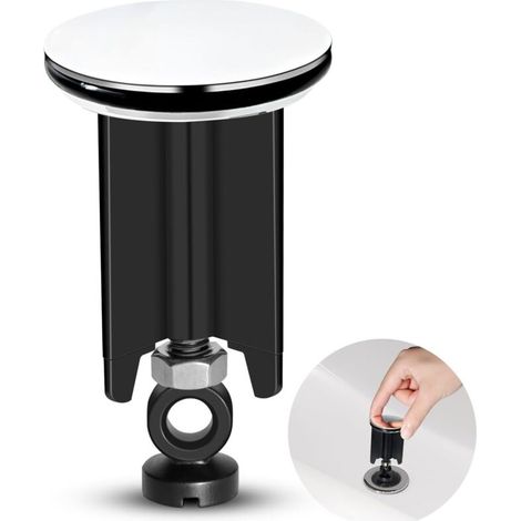 Bouchon Lavabo,Bouchon Evier Salle de Bain 40mm,Bouchon de Lavabo Réglable,Bouchon Baignoire,pour Lavabo,Bidet,Salle Bain,Cuisine,Avec vis (1/5)