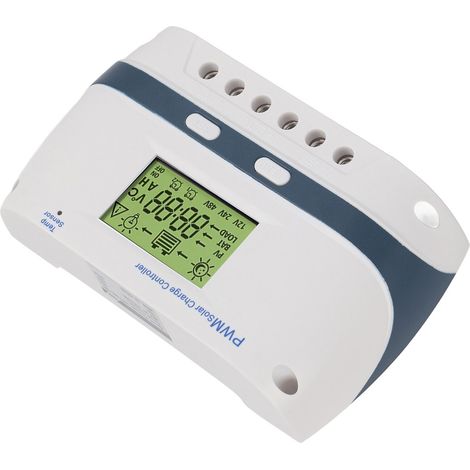 60-A-PWM-Solarladeregler, 12 V, 24 V, 48 V, IP32 wasserdicht, einstellbare Parameter, Temperaturkompensation, LCD-Bildschirm (1/5)