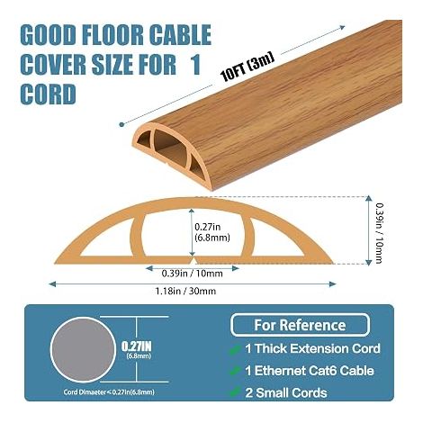Self Adhesive Electric Wire Cover Electrical Wire Protection (1/4)