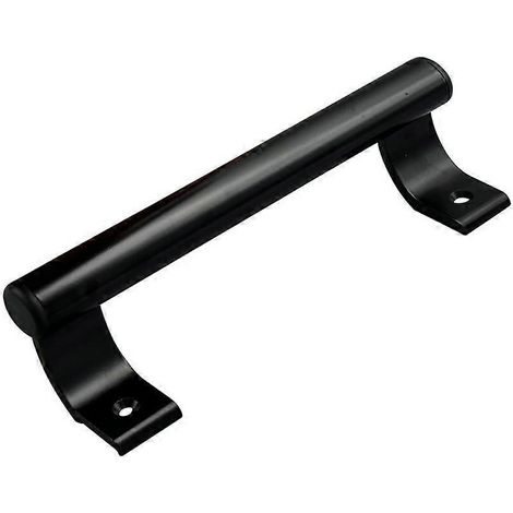 inch aluminum alloy sliding door handle bathroom cabinet door handle warehouse door handle garden door handle (black) (1/5)