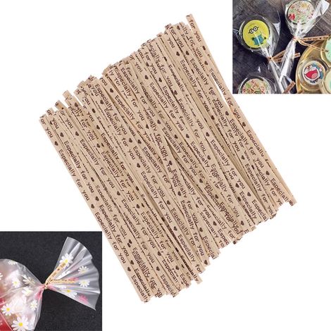 1400 sachets d'emballage pour pain en papier kraft, fermés par une ficelle.