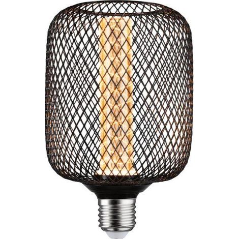 Paulmann bombilla led con jaula negro e27 4,2w 1800k - 29083 (1/4)