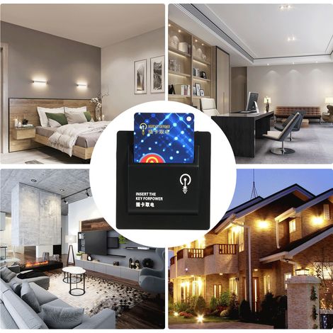Hôtel haute puissance 40A, mise hors tension, économie d'énergie, décollage mécanique, insertion de carte-clé à emporter dans la chambre d'hôtes (1/5)