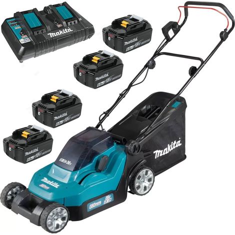 Makita DLM382 18v / 36v LXT Cordless Lithium Battery Lawn Mower 4 x 6.0ah (1/5)