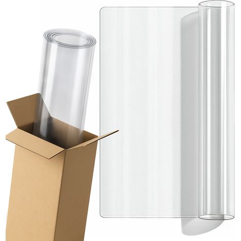 Protection Table ou Meuble, Imperméable, Nappe Cristal, Rectangulaire Nappe de Table en PVC, Sous-Main Imperméable - 80x40 cm