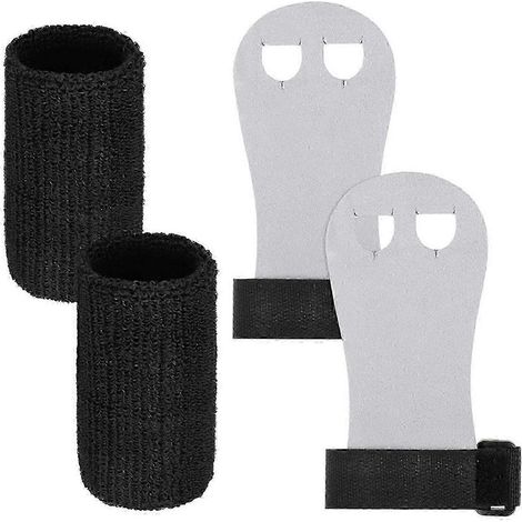 Gants de gymnastique pour enfants - Maintien confortable des poignets - Noir - Taille S (1/4)