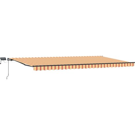 Maison Exclusive - Tenda retrattile Giallo e Arancione 600 × 300 cm (1/4)