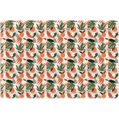 Tapis de bureau tropical 58x38