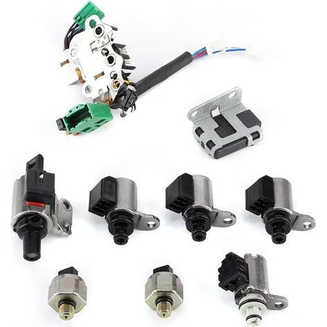 JF011E, Solénoïde JF011E, Transmission Automatique et Accessoires, Kit de Solénoïde de Corps de Soupape CVT 9 Pièces JF011E RE0F10A Remplacement adapté pour Altima (1/5)