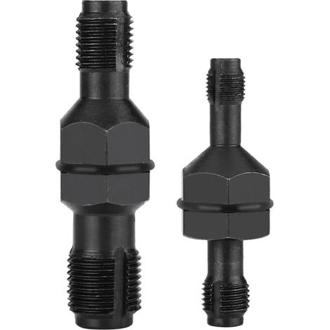 Jeu de Tarauds D'insertion de Filetage de Bougie D'allumage en Acier au Carbone 2 Pièces, M10 1.0 / M12 1.25 M14 1.5 / M18 1.5 Kit de Taraud D'insertion de Filetage. (1/5)