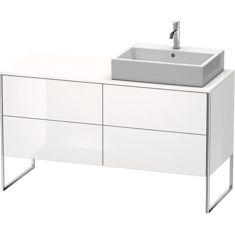 Meuble sous-vasque XSQUARE 778x1400x548m avec éclairage re blanc brillant