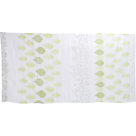 Rideau fenêtre motif feuille arbre transparent respirant pour balcon chambre salon (1/5)