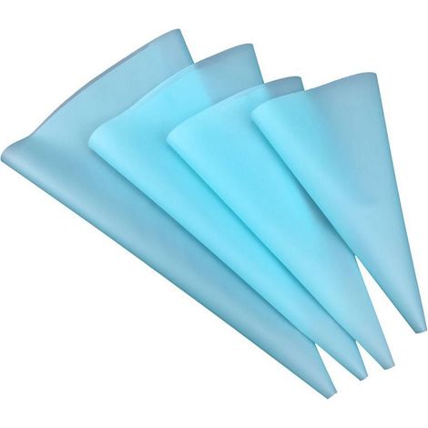 Poche À Douille - Silicone Réutilisable - Pour Décoration De Gâteaux Et Pâtisseries - 4 Pièces - 25 40 35 45 Cm (1/5)