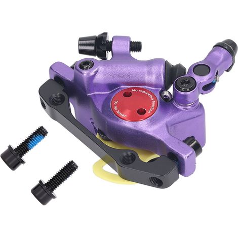 Étriers de frein à disque pour trottinette électrique, alliage d'aluminium, réaction rapide, compatible Xiaomi Mi M365 Pro/Pro2, violet (1/5)