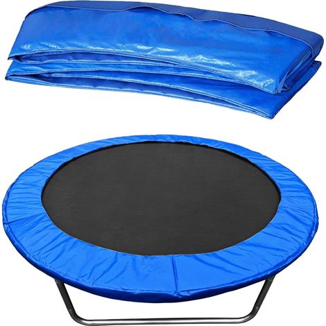 Trampoline cover for trampolines, diameter 244 cm, 305 cm, 366 cm, frame padding, UV-resistant, waterproof, universal cover for springs (1/5)