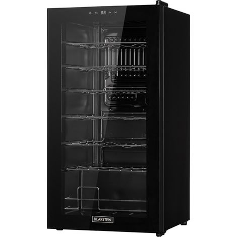 Klarstein Shiraz 28 Uno Vinoteca 74l 28 botellas panel de control táctil de 5 a 18 °C