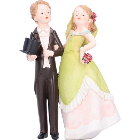 artisanale de couple de style européen en résine ornement de (1/5)