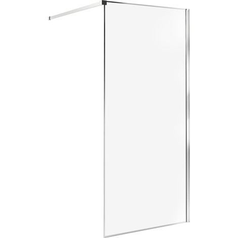 Shower Screen WASPAM 900 x 1900 mm Silver (1/5)