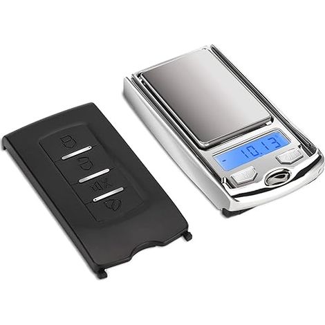 Digitale Lebensmittelwaage Kleine Schmuckwaage 100 G/0,01 G Gramm Elektronische Waage, Digitale Feinwaage, Taschenwaage Mit Hintergrundbeleuchtetem Display Abnehmbare Schutzhülle