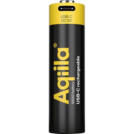Aqiila 18650 Batterie USB-C® Li-Ion 2000 mAh 3.7 V 1 pc(s) W466693