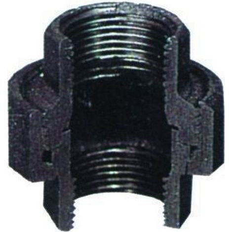 Bocchettoni Ghisa Sezione Conica Ff Zincati Fig.340 1-1-2