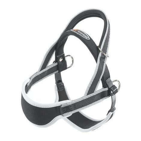Ferplast ERGOCOMFORT NORDIC Harnais ergonomique en nylon de type suédois - 3 tailles . Variante 1 - Misure: A: 48 cm B: 59-67 cm - Noir (1/5)