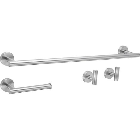 Set Badezimmerkleiderbügel Rea Ari Brush Nickel