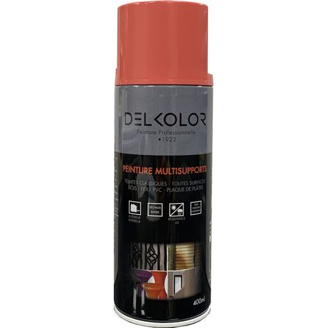 Delkolor Peinture en Aérosol - Couleurs RAL - 400ml  Couleur: RAL 3017 ROSE