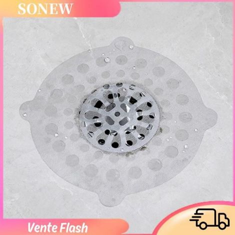 Attrape-cheveux Jetable - Filtre Cheveux Non Tissé - Pour Douche Lavabo Évier Buanderie - 15 Pièces (1/5)