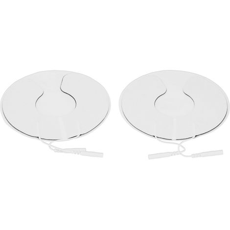 2 électrodes mammaires pour appareil de massage électrique TENS, appareil de physiothérapie, 11 cm / 4,3 pouces (1/5)