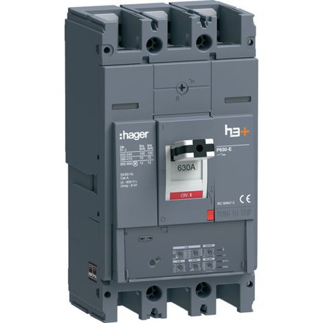 Disjoncteur h3+ P630 LSI 3x630A 70kA)