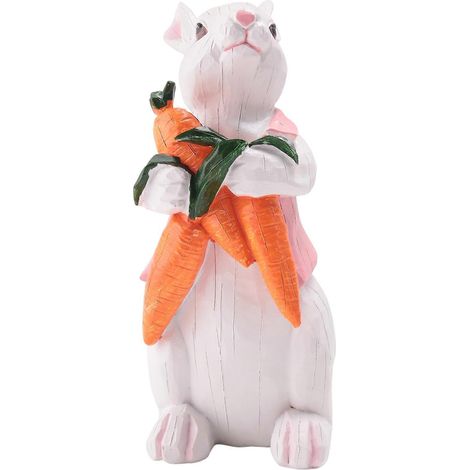 Décoration de Pâques Lapin Printemps Intérieur Bureau Maison Figurines de lapin Décoration de bureau B (1/5)