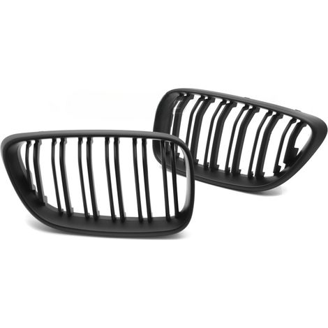 Grille calandre BMW serie 2 F22/F23 de 2013 a 2021 Noir Mat Double Barres-42561958 (1/4)
