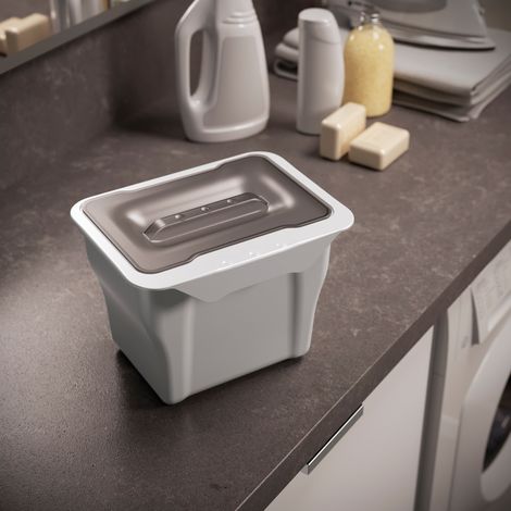 Modelo Laundry Accesorio Universal Blanco Con Tapa