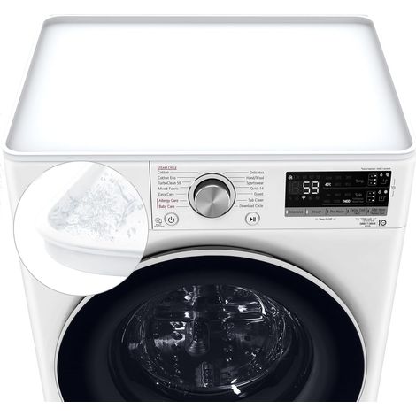 60x60 Housse de machine à laver, tapis antidérapant en silicone(Blanc) pour machine à laver et sèche-linge, coussin de machine à laver pour buanderie, plan de travail de cuisine (1/5)