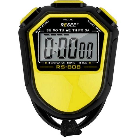 Chronomètre léger et étanche avec affichage numérique pour entraîneurs sportifs (natation, course à pied, entraînement) [jkw] (1/5)