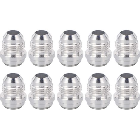 10 pièces raccord mâle billettes CNC universel 3/4 pouce filetage mâle AN8 pour voitures véhicules (1/5)