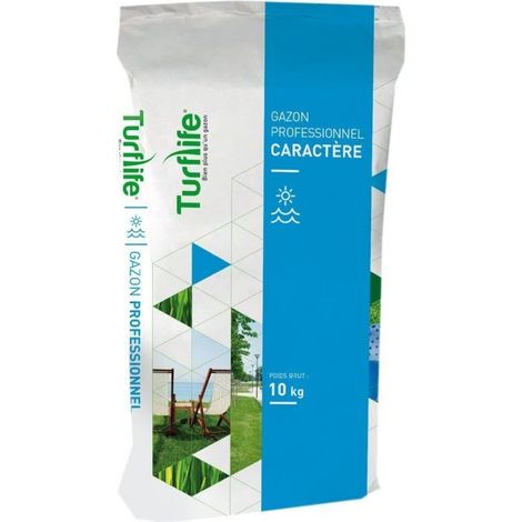 Semences de gazon Turflife sac n°13 10kg jusqu'à 400m² (1/2)