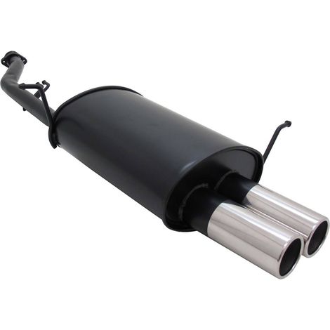 Silencieux Echappement BMW E36 Compact 316i - 2x76mm-13693947
