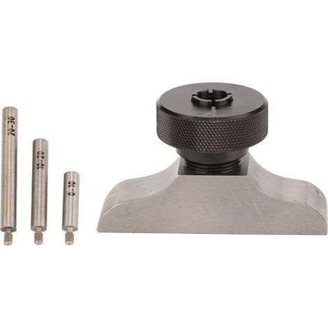 Support comparateur de profondeur acier inoxydable trempé meule avec 3 tiges d'allonge 0-30mm et boîte rangement 63x17mm (1/5)