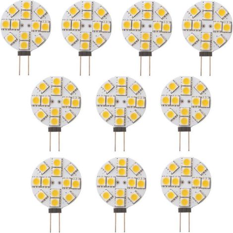 Ampoule LED G4 10W 6000K blanc froid - Remplacement pour lampe halogène 20W, idéal pour cuisine, camping-car, bateau et remorque - (1/5)