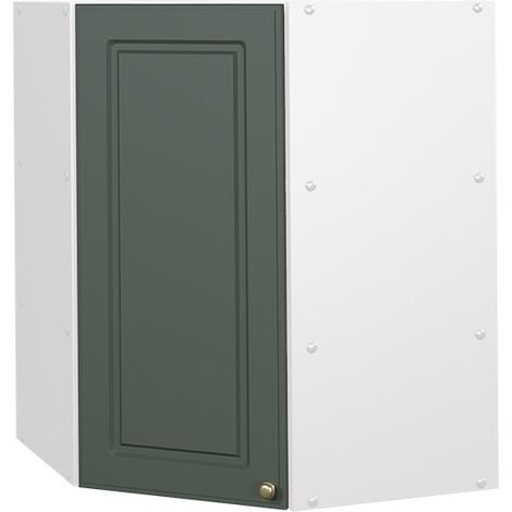 Mobile angolare da cucina Fame-Line, Verde-oro Country House, 57 cm, Vicco